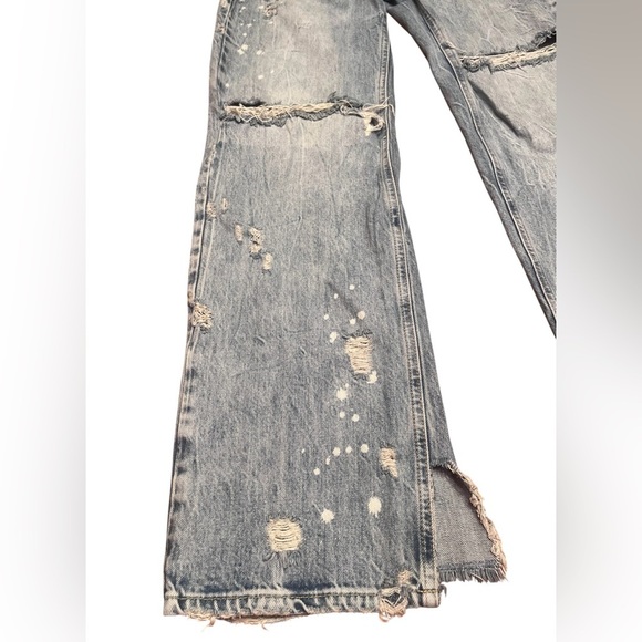 We The Free Free People With The Band Jeans Size 26 - Picture 11 of 16